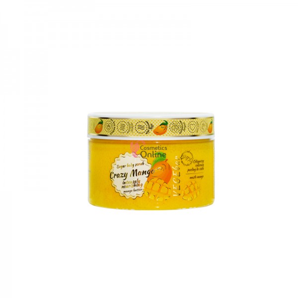 Peeling pentru corp cu zahar si mango, Crazy Mango Sugar Body Scrub 200 ml Vollare - 78513